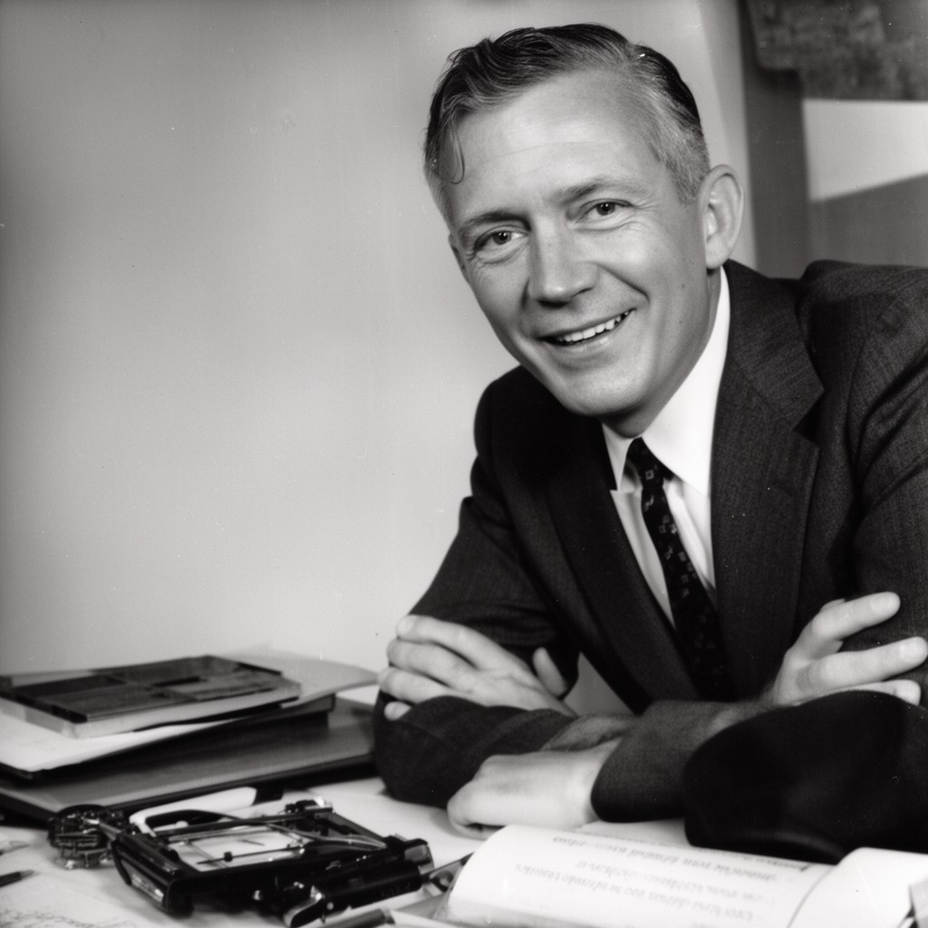 AI-generated illustration of William Colby