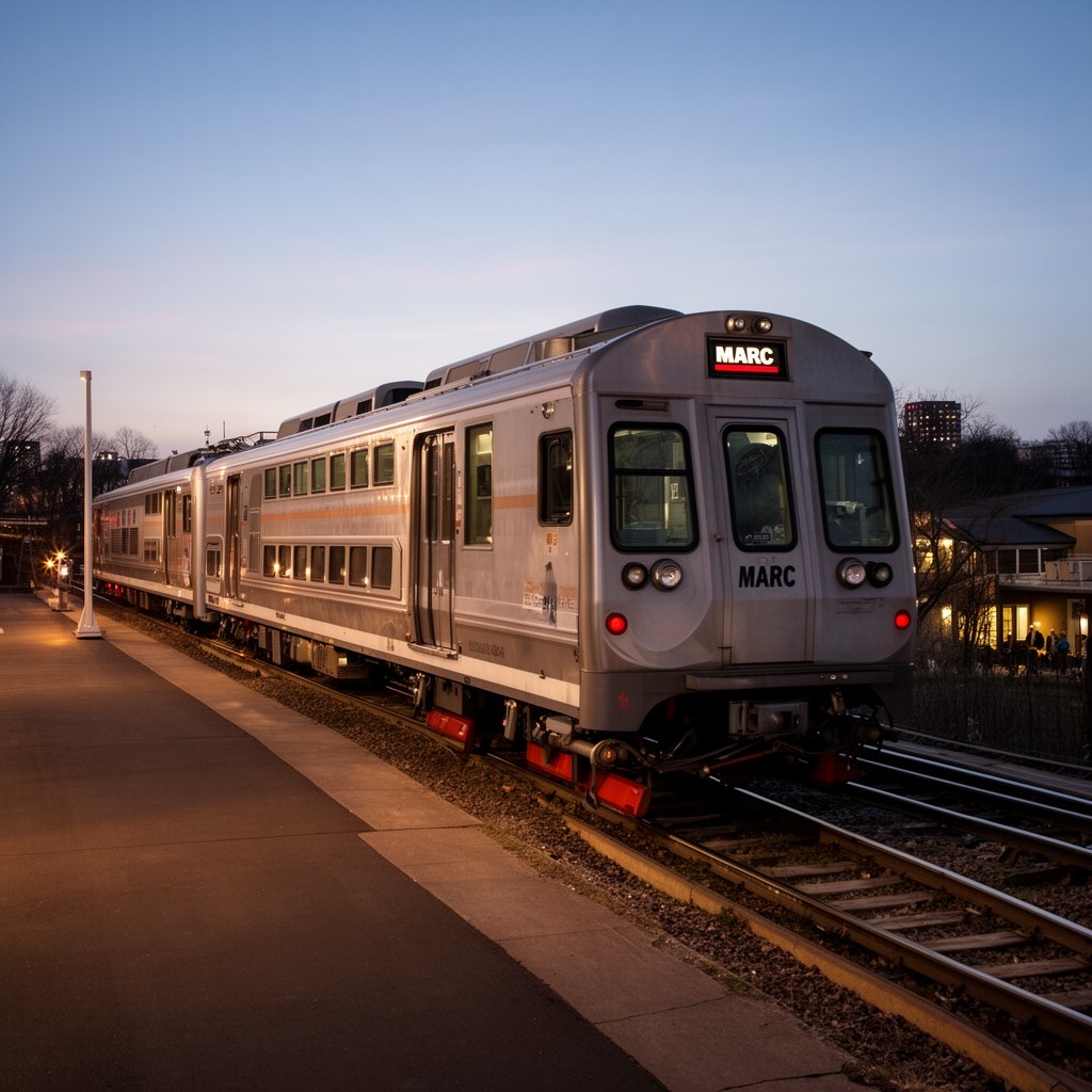 AI-generated illustration of MARC Train