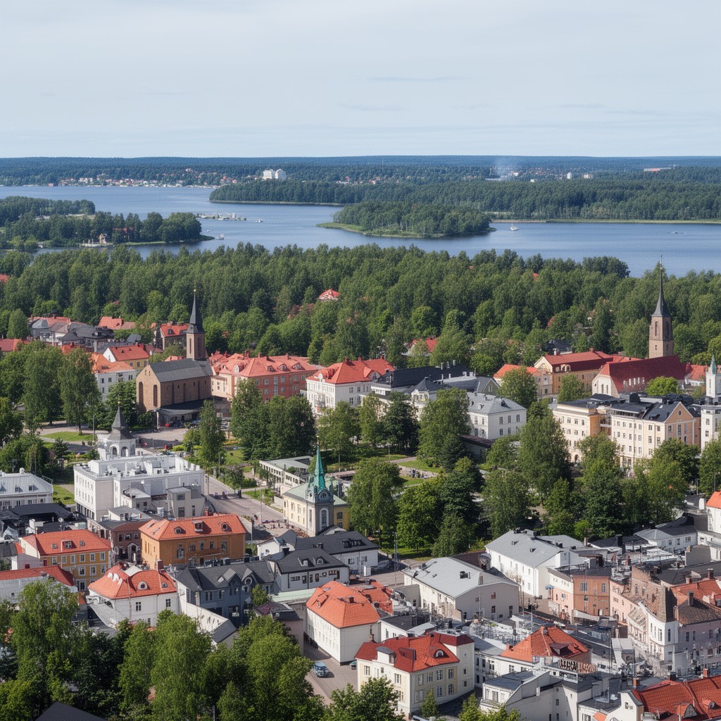 AI-generated illustration of Södermanland County