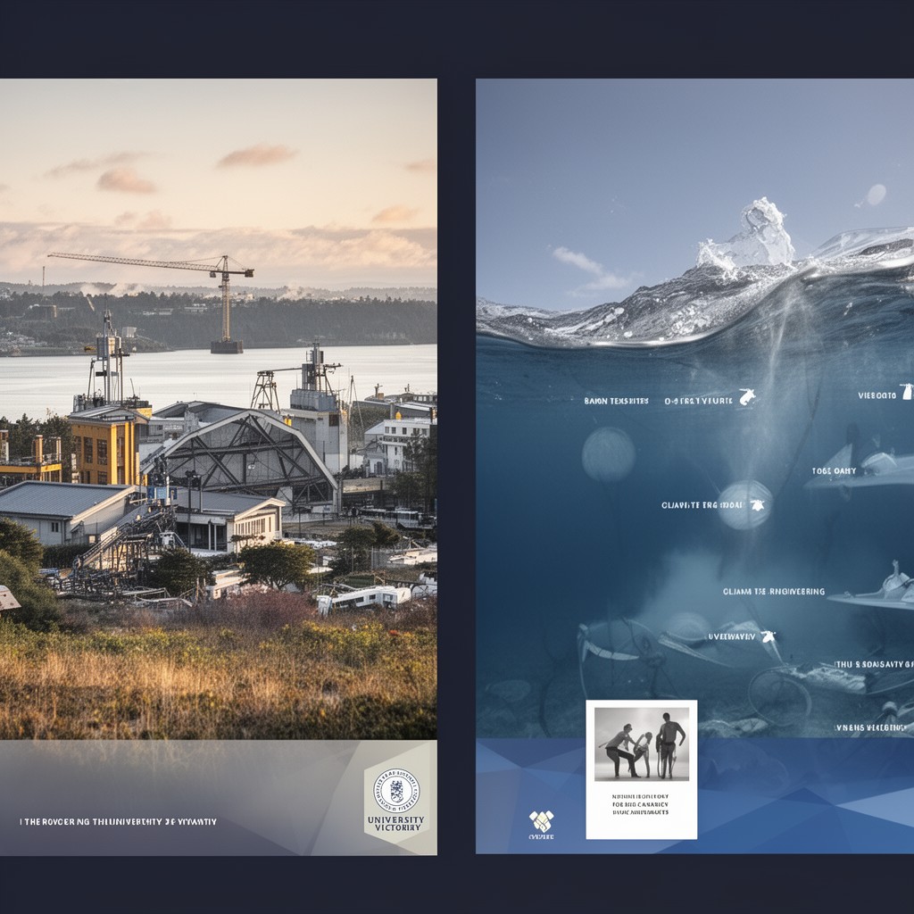 AI-generated illustration of University of Victoria