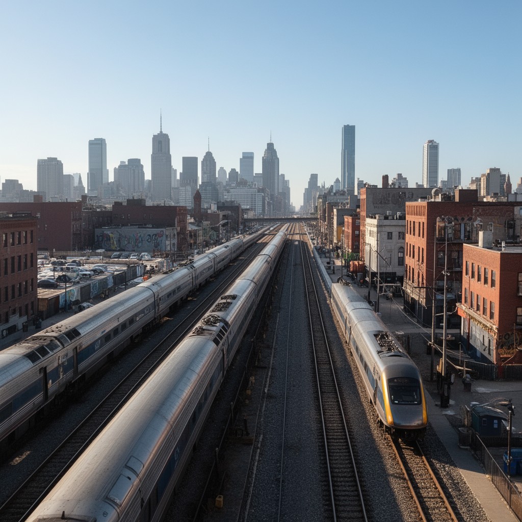 AI-generated illustration of Northeast Corridor