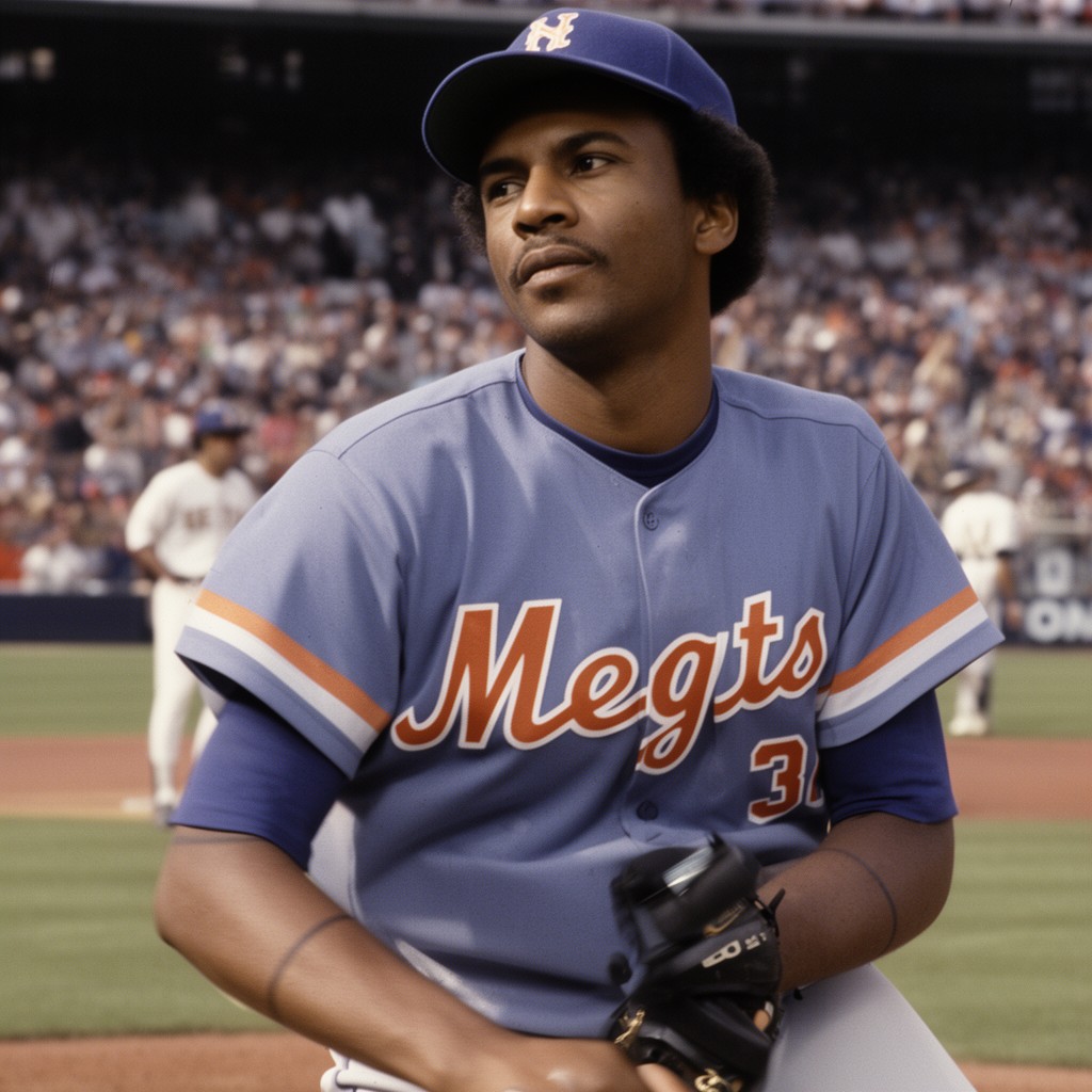 AI-generated illustration of Dwight Gooden