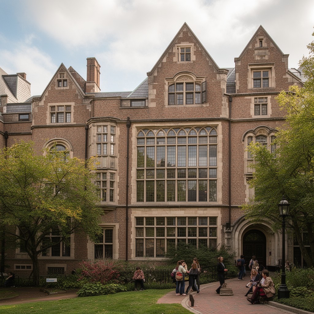 AI-generated illustration of McClellan Hall