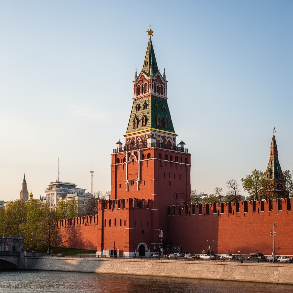 AI-generated illustration of Borovitskaya Tower
