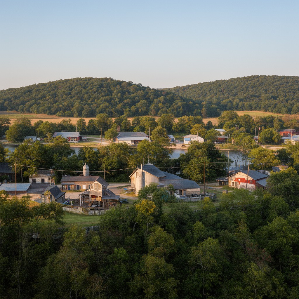 AI-generated illustration of Cedar County, Missouri