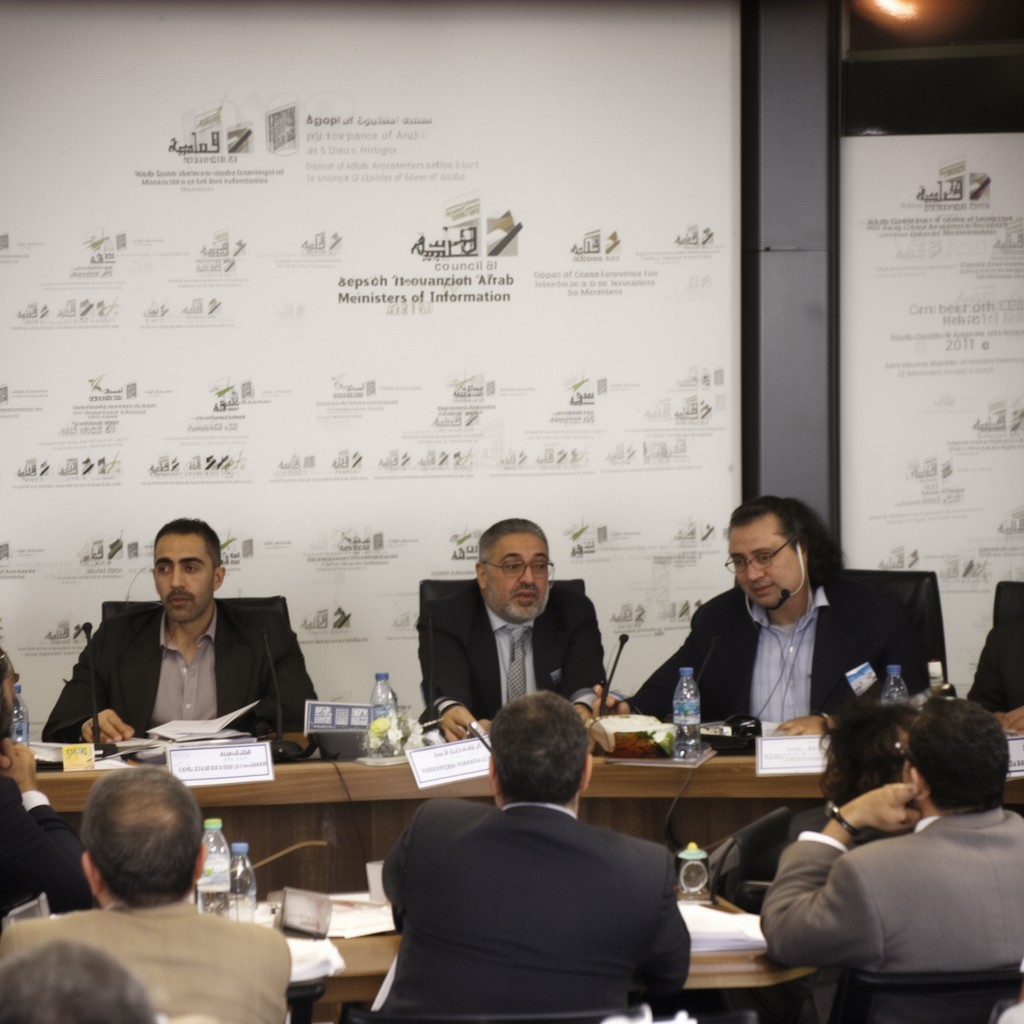 AI-generated illustration of Council of Arab Ministers of Information