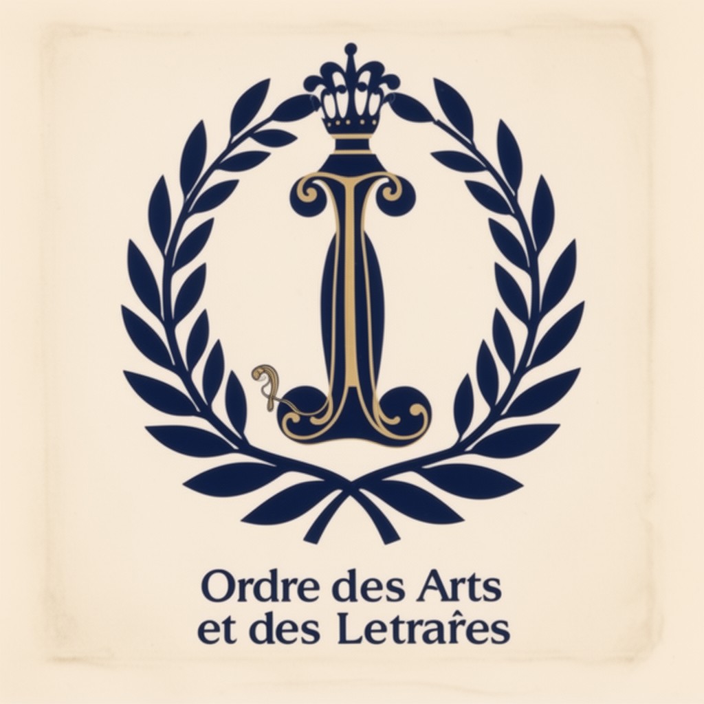 AI-generated illustration of Ordre des Arts et des Lettres