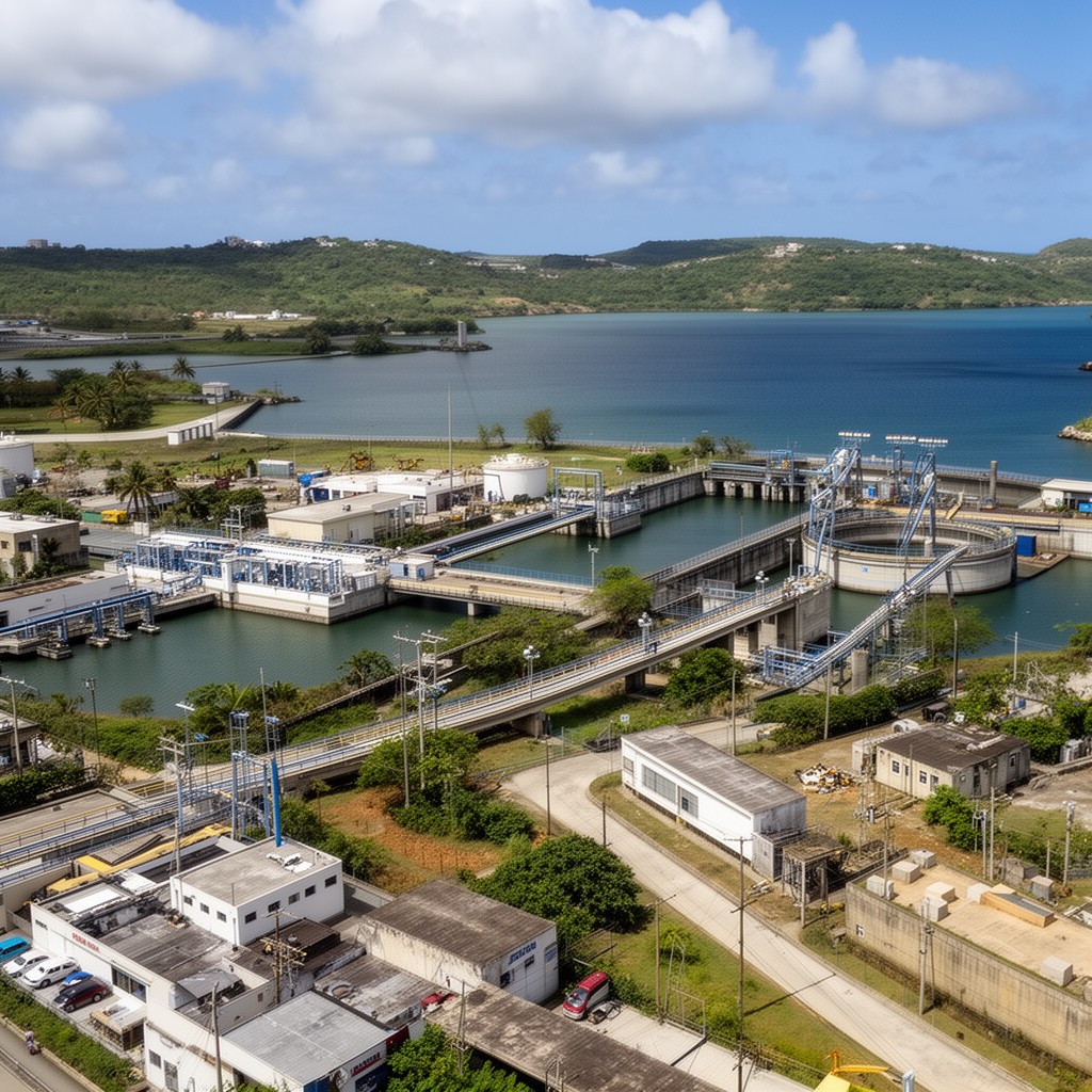 AI-generated illustration of Puerto Rico Aqueducts and Sewers Authority