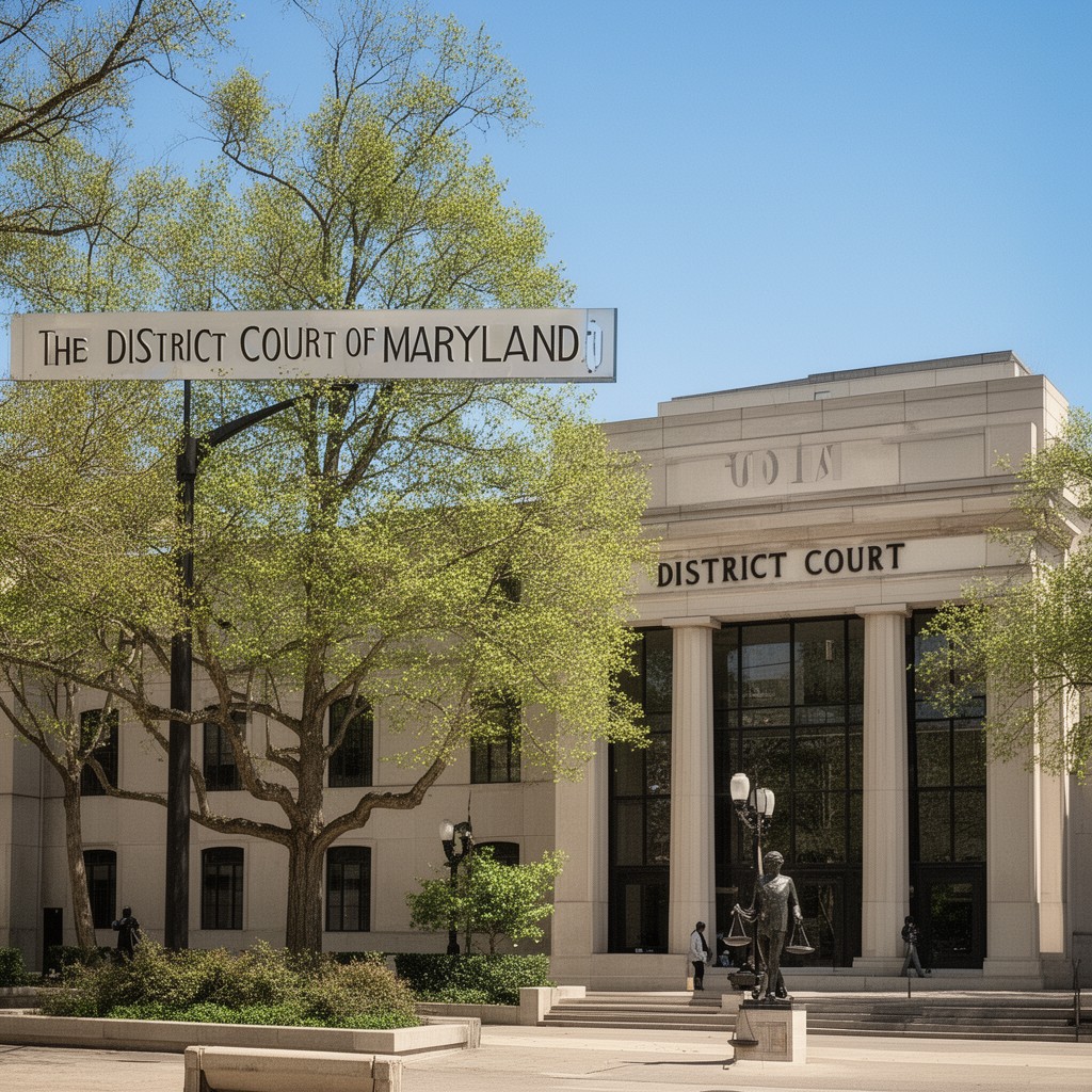 AI-generated illustration of District Court of Maryland