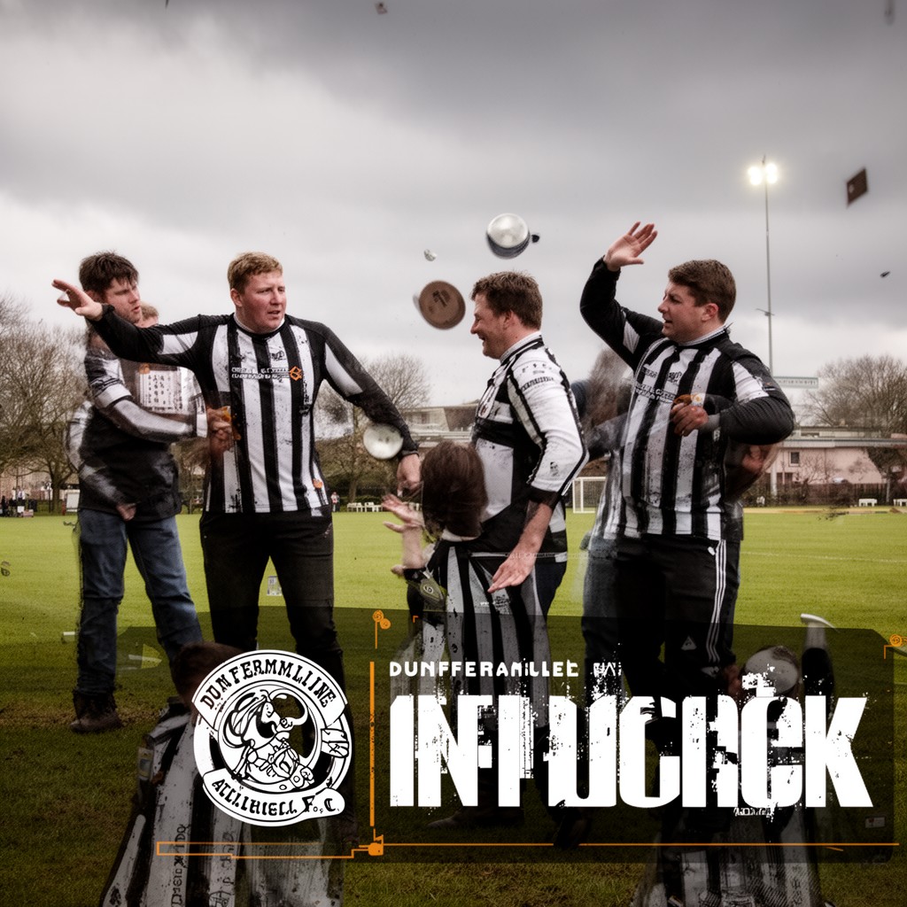 AI-generated illustration of Dunfermline Athletic F.C.