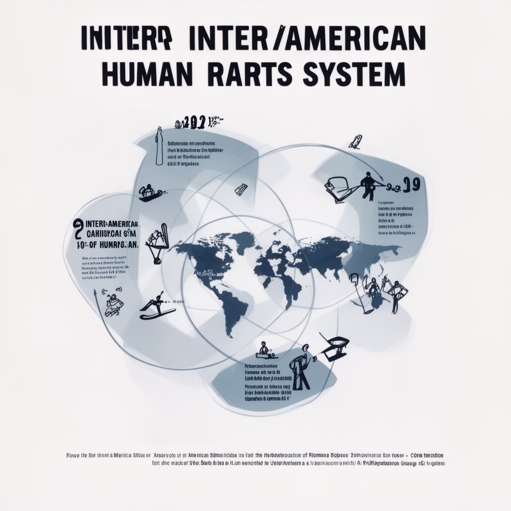 AI-generated illustration of Inter-American human rights system