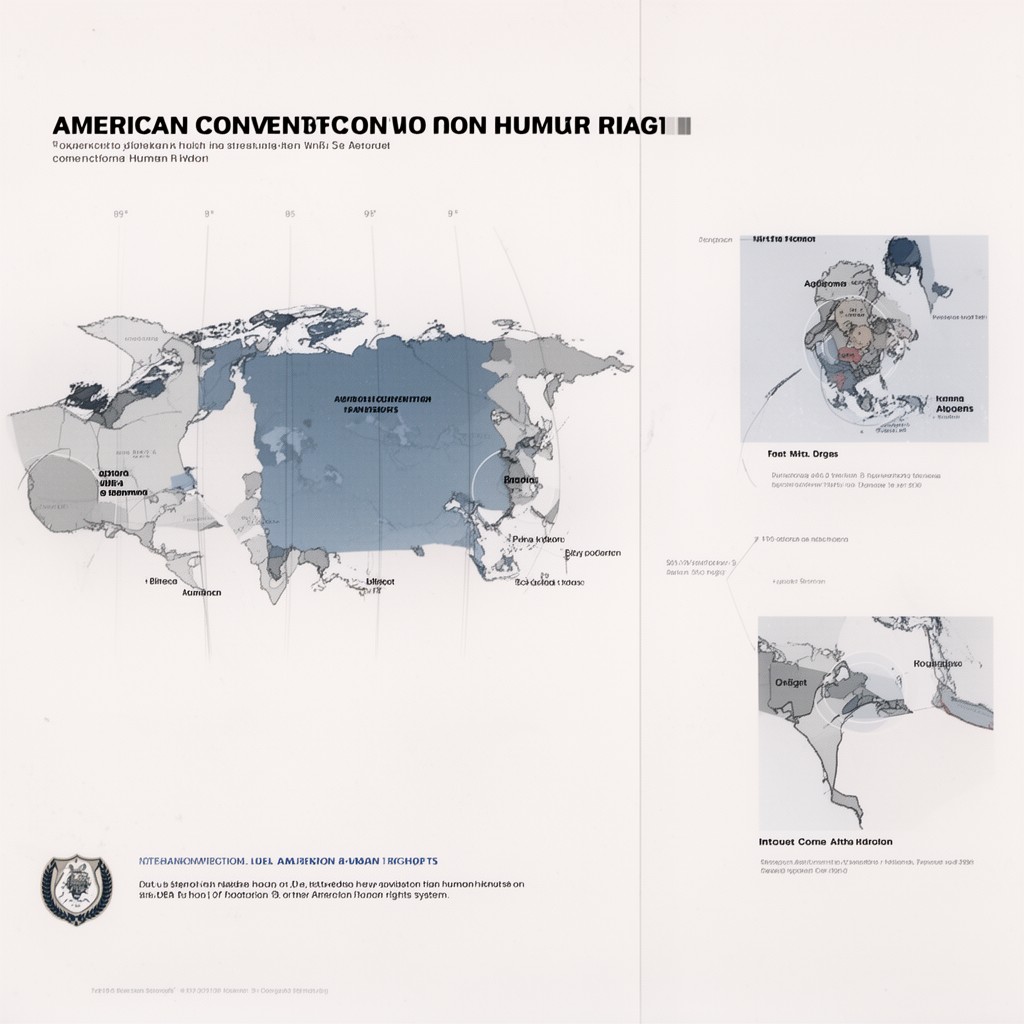 AI-generated illustration of American Convention on Human Rights