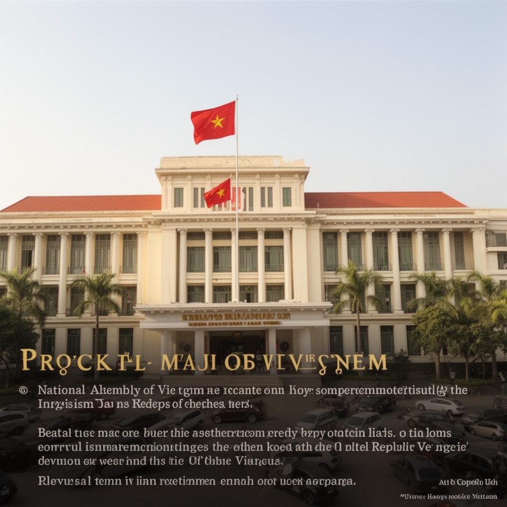 AI-generated illustration of National Assembly of Vietnam