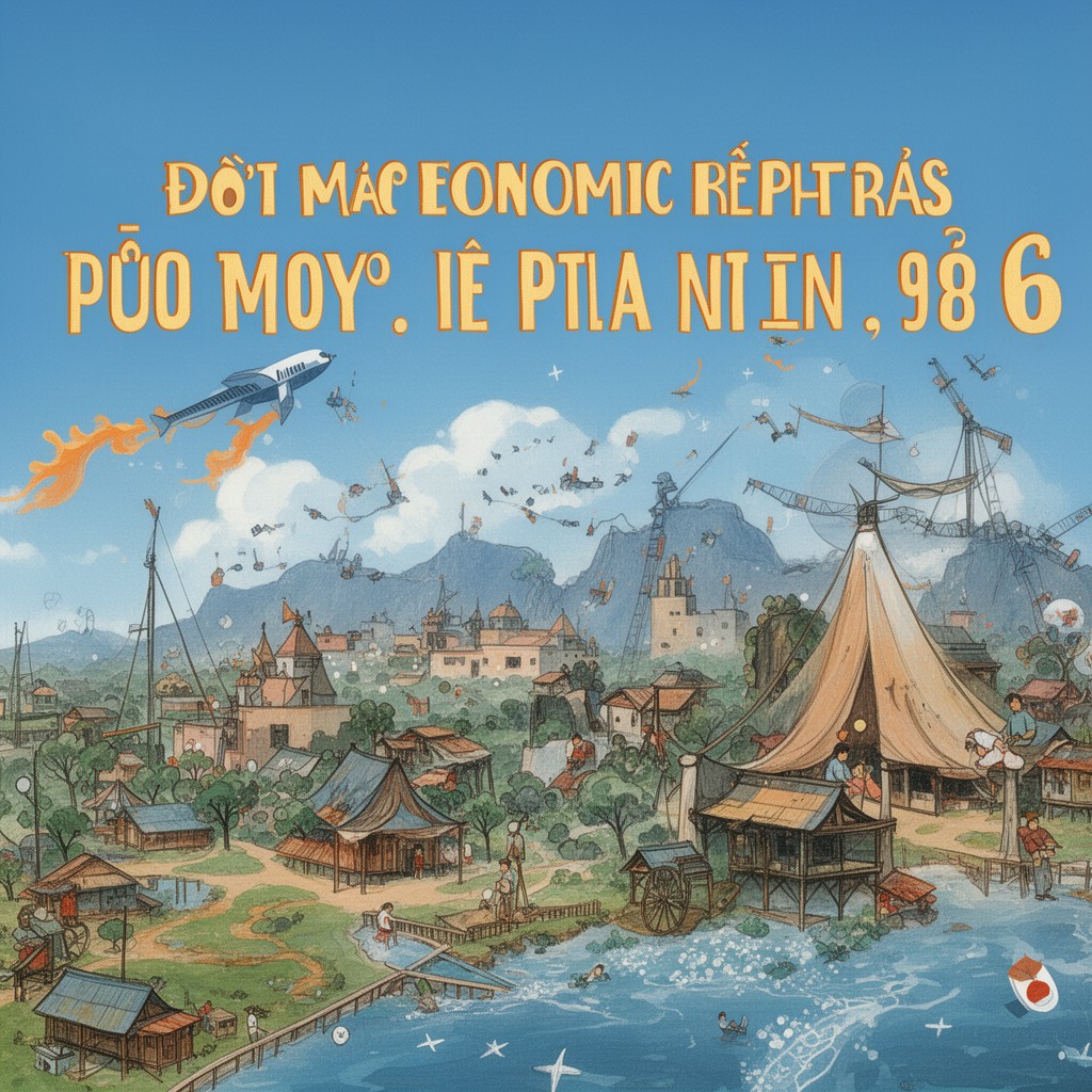 AI-generated illustration of Đổi Mới economic reforms