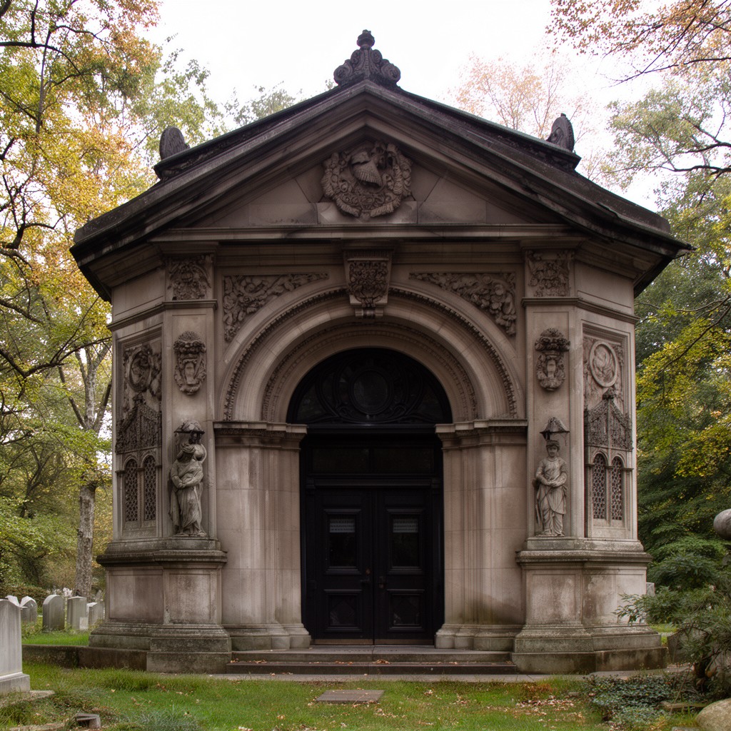 AI-generated illustration of Astor Mausoleum