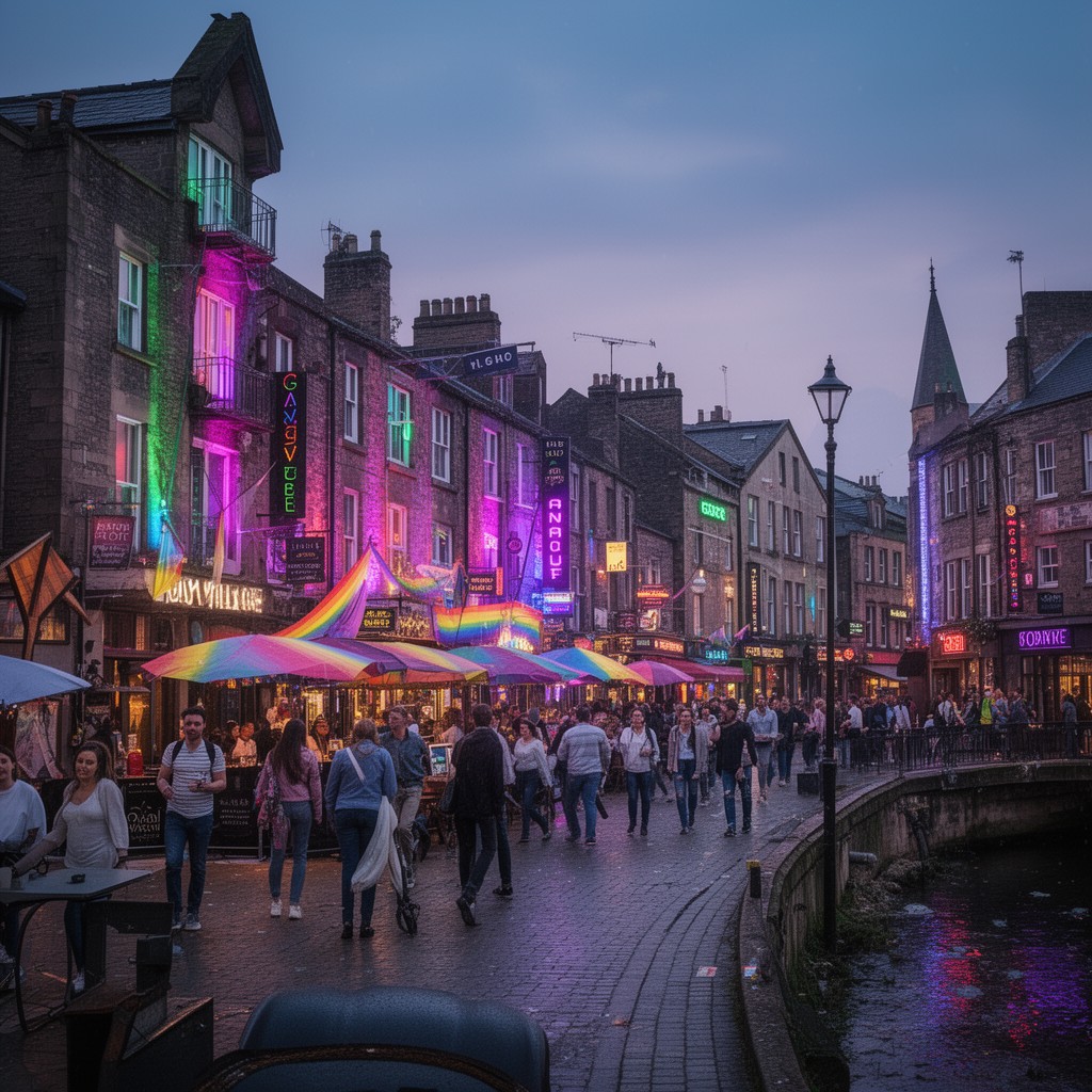 AI-generated illustration of Gay Village