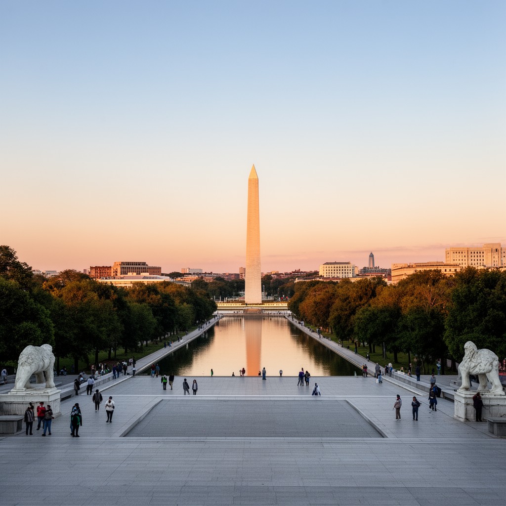 AI-generated illustration of National Mall
