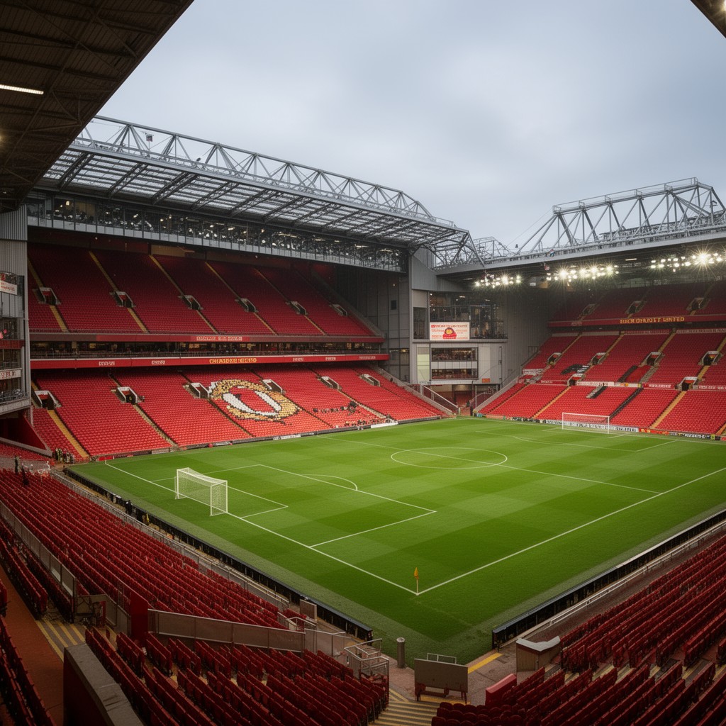 AI-generated illustration of East Stand