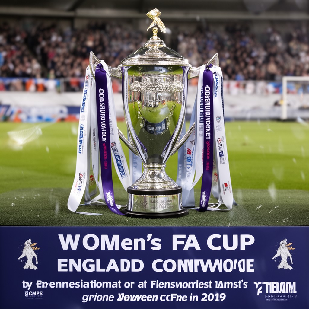 AI-generated illustration of Women’s FA Cup