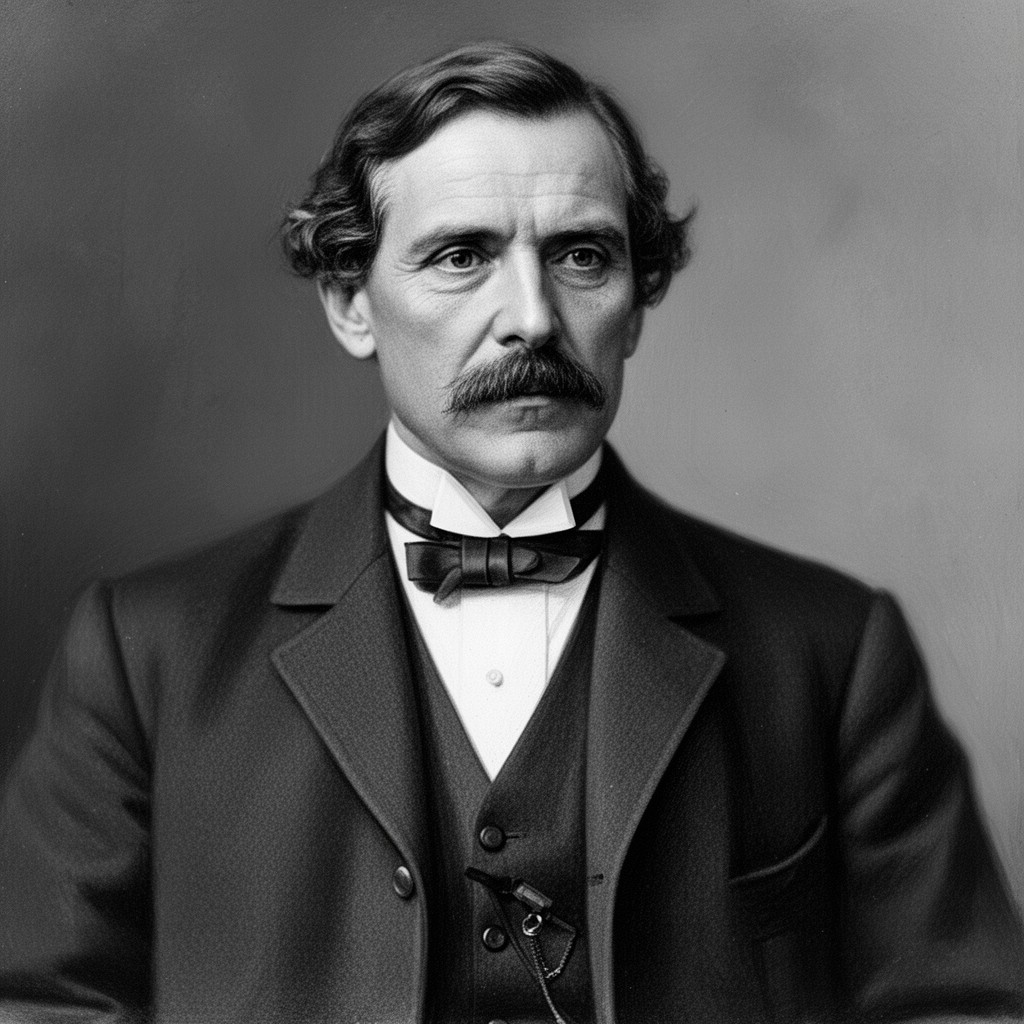 AI-generated illustration of Charles Dudley Warner