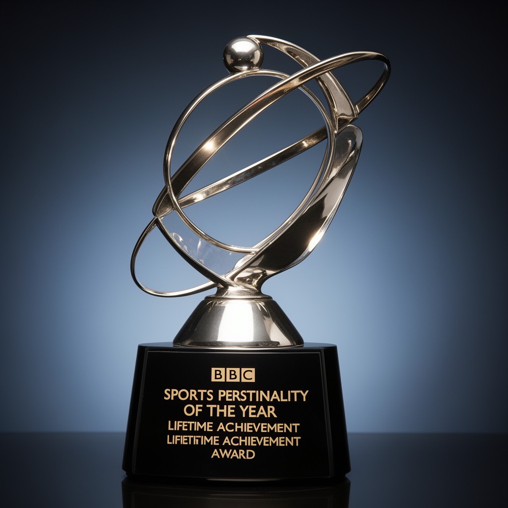 AI-generated illustration of BBC Sports Personality of the Year Lifetime Achievement Award