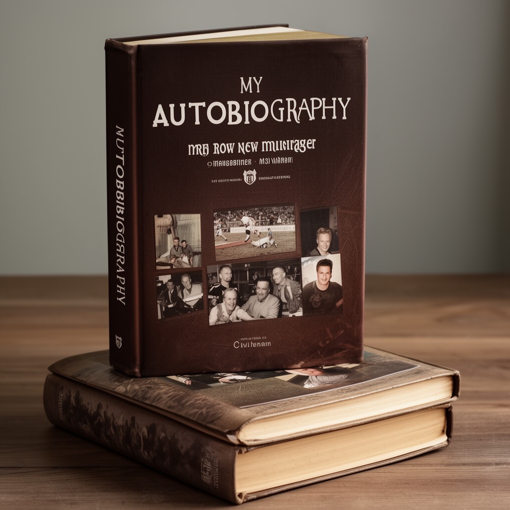 AI-generated illustration of autobiography "My Autobiography"