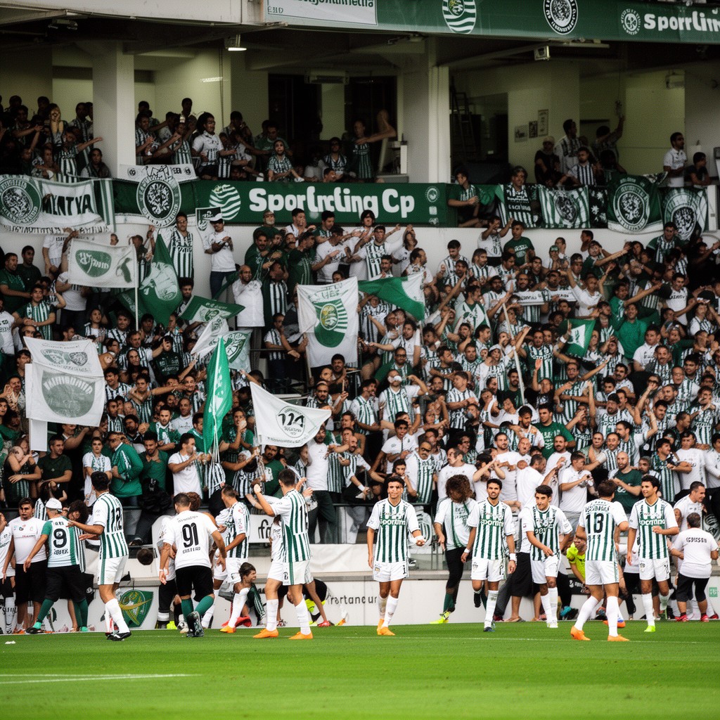 AI-generated illustration of Sporting CP