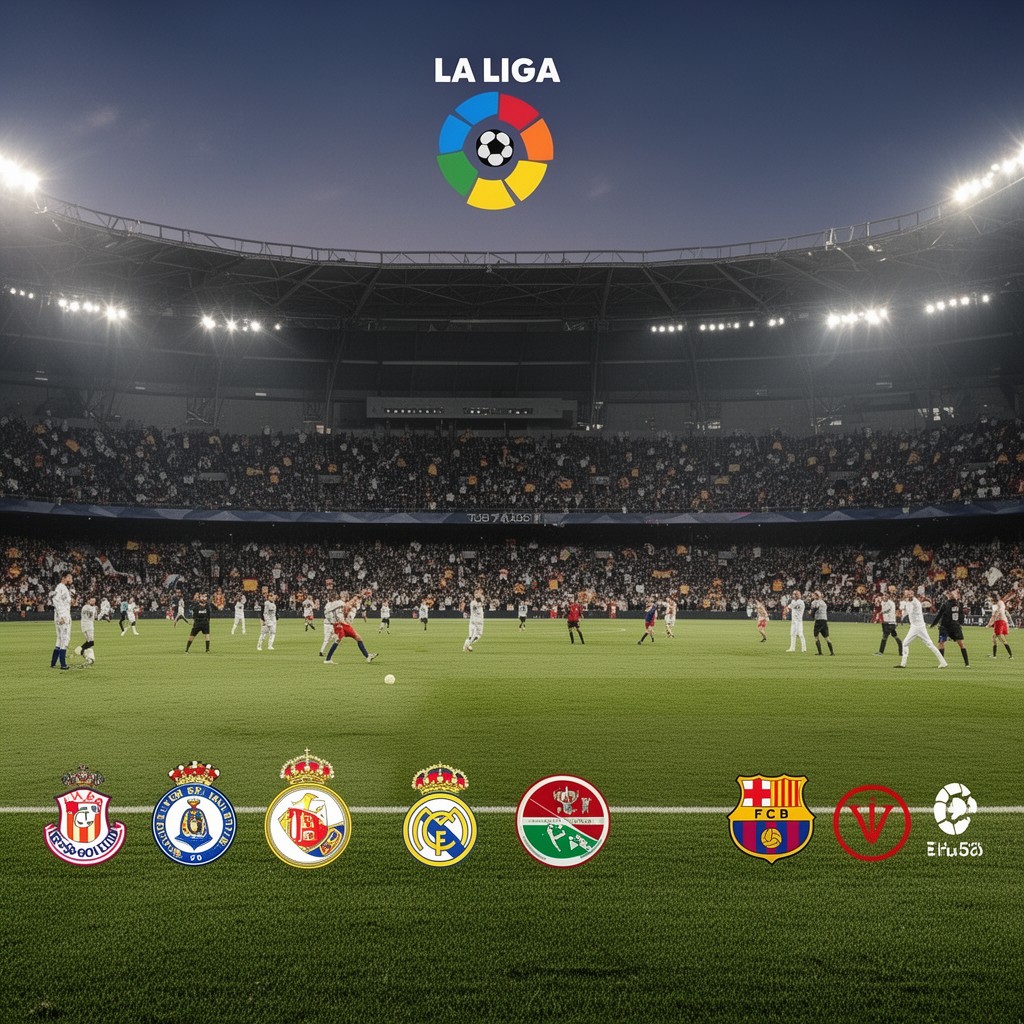 AI-generated illustration of La Liga