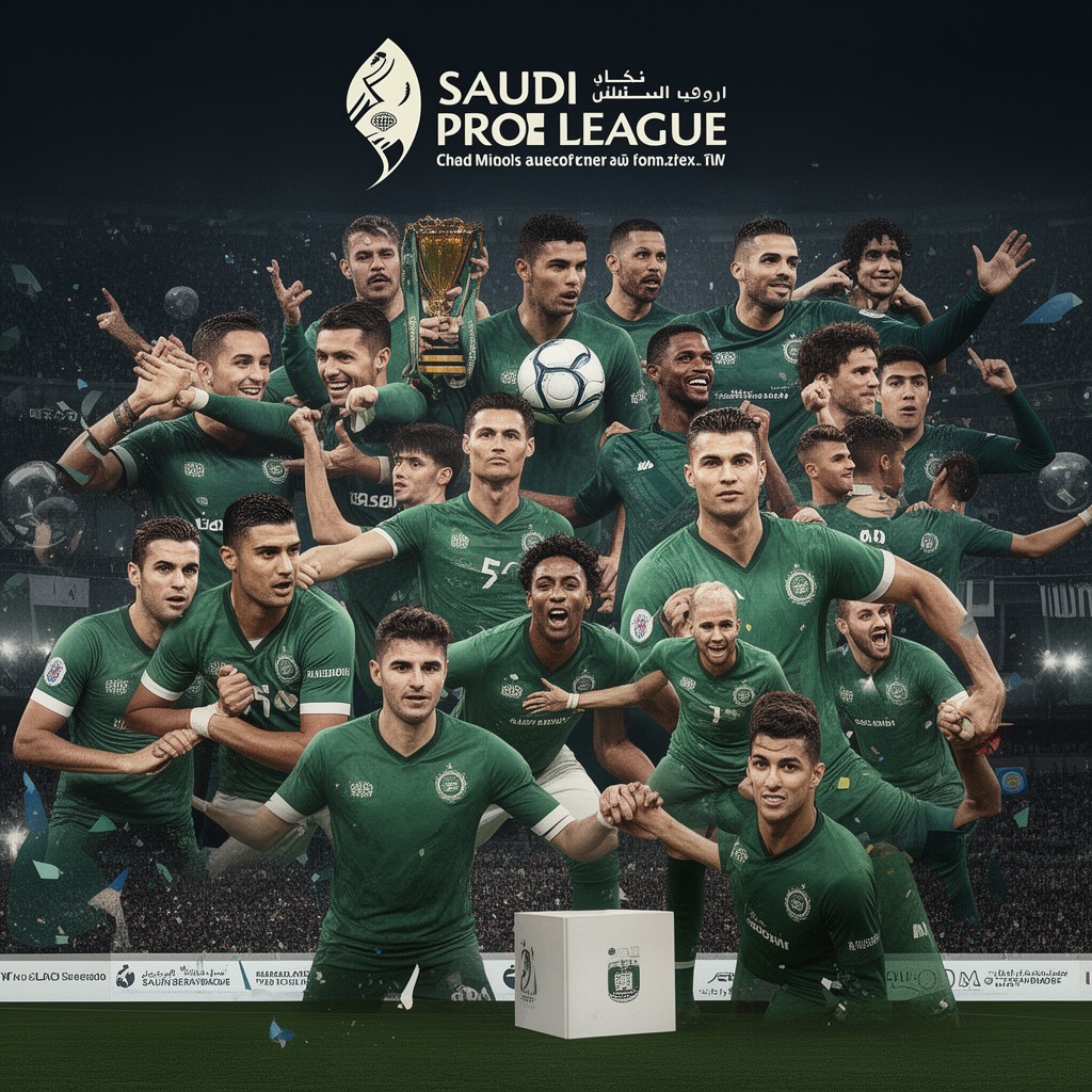 AI-generated illustration of Saudi Pro League