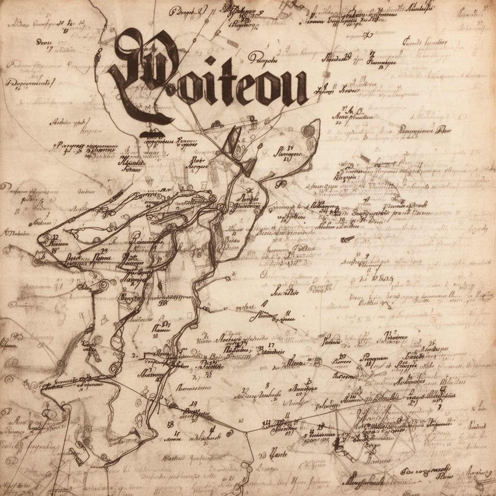 AI-generated illustration of Poitou