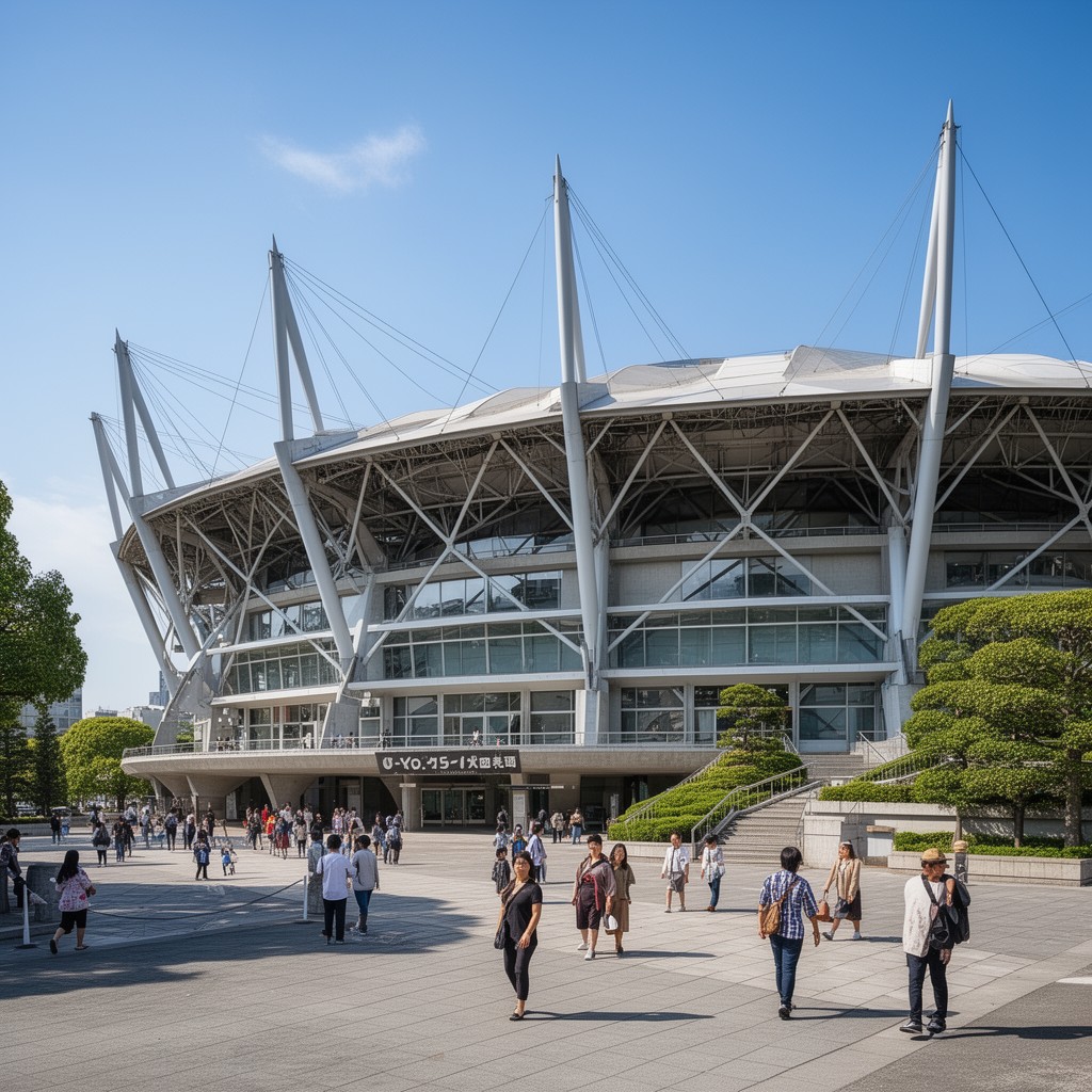 AI-generated illustration of Yoyogi National Gymnasium