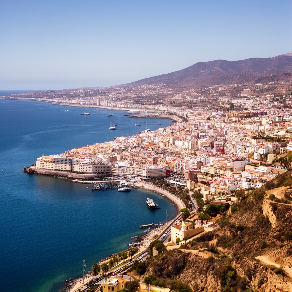 AI-generated illustration of Melilla