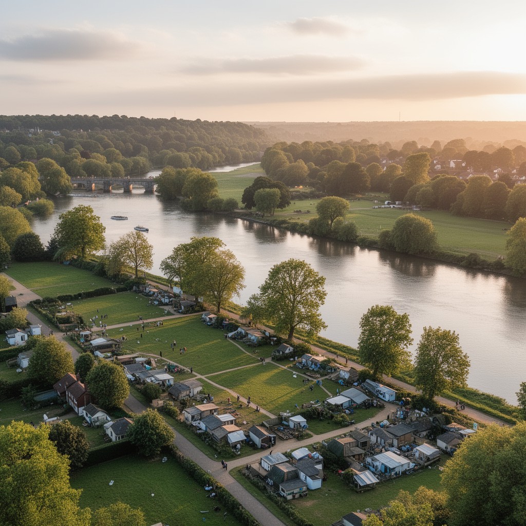 AI-generated illustration of Runnymede Borough