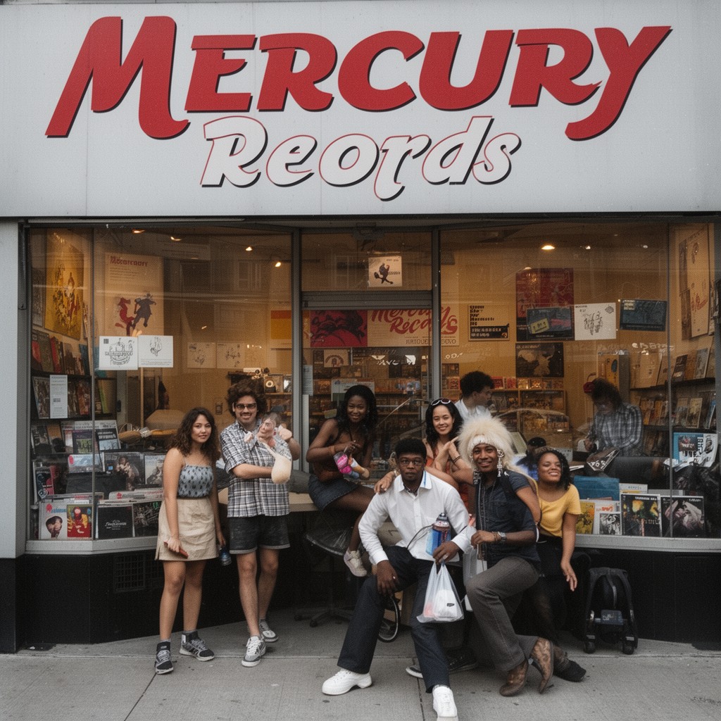 AI-generated illustration of Mercury Records