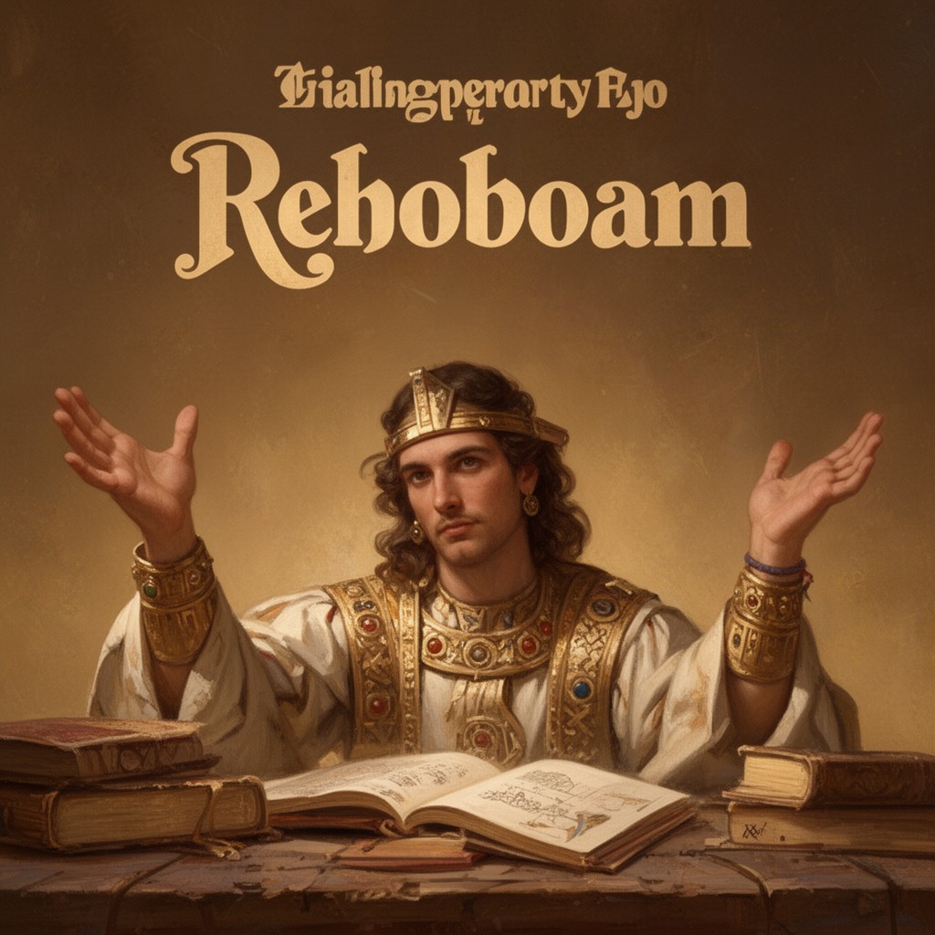 AI-generated illustration of Rehoboam