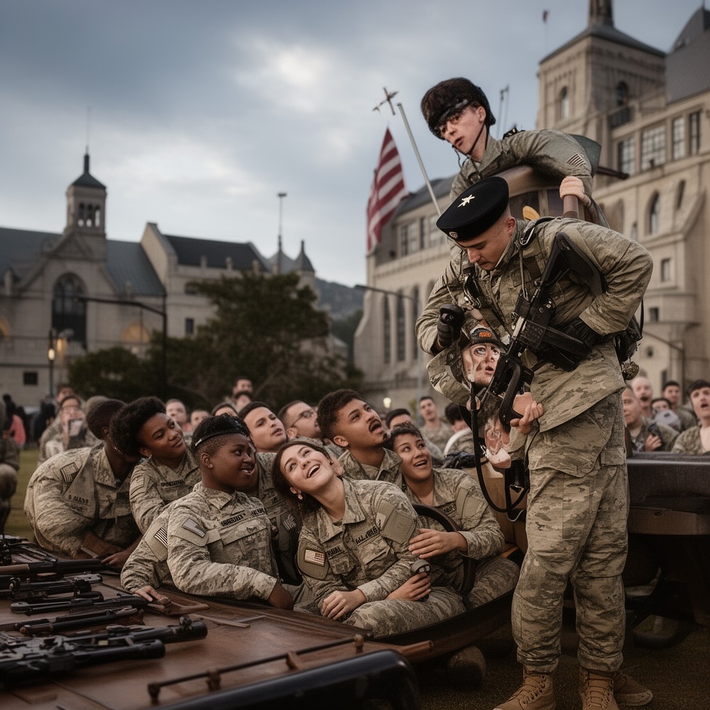 AI-generated illustration of U.S. Army Cadet Command