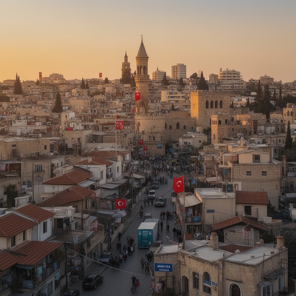 AI-generated illustration of Nicosia