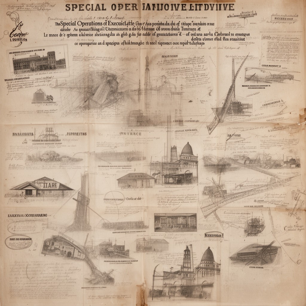 AI-generated illustration of Special Operations Executive