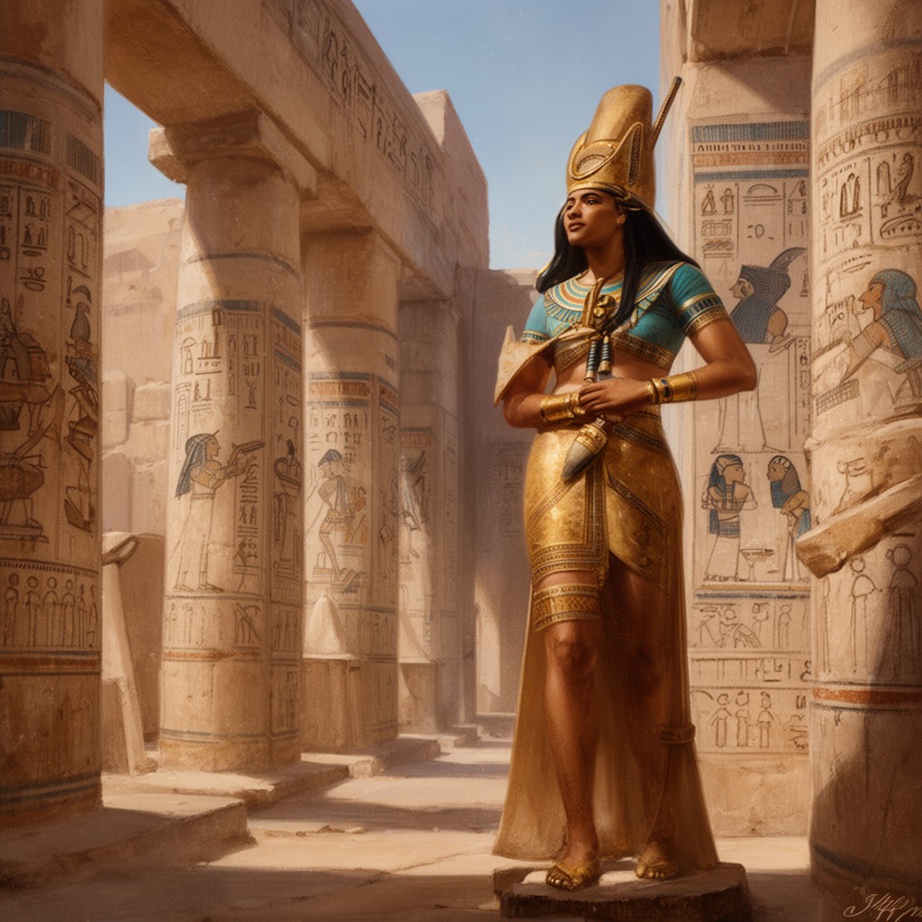 AI-generated illustration of Early Dynastic Egypt