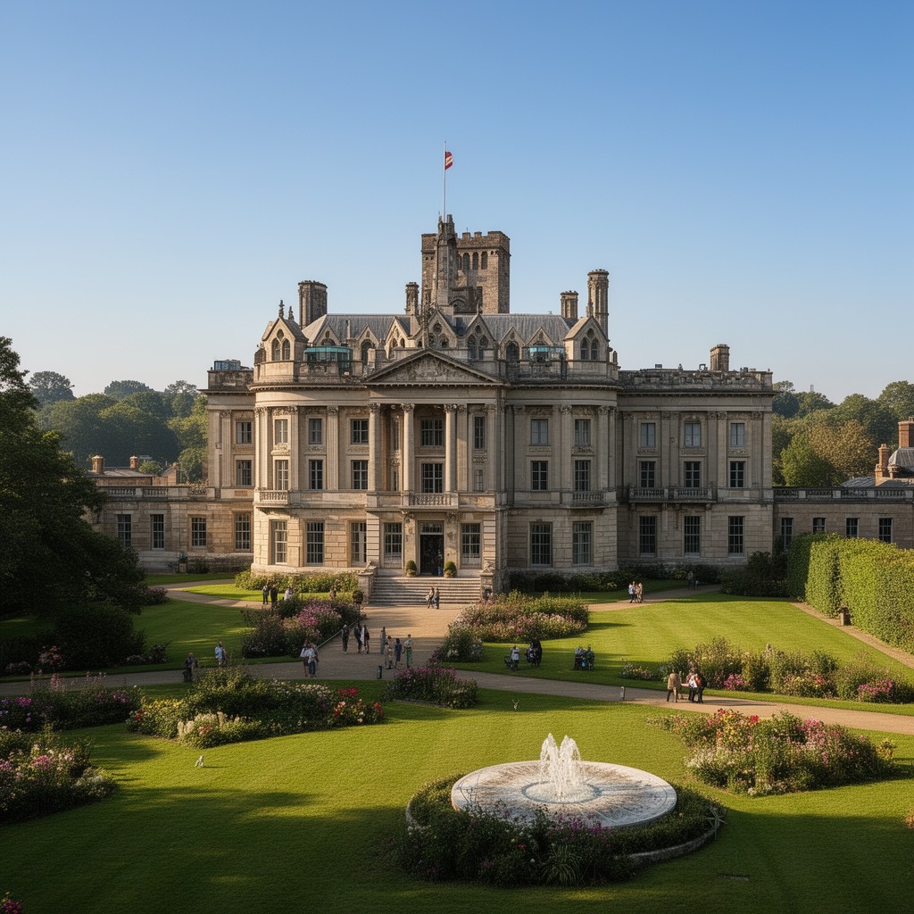 AI-generated illustration of RAF Bentley Priory