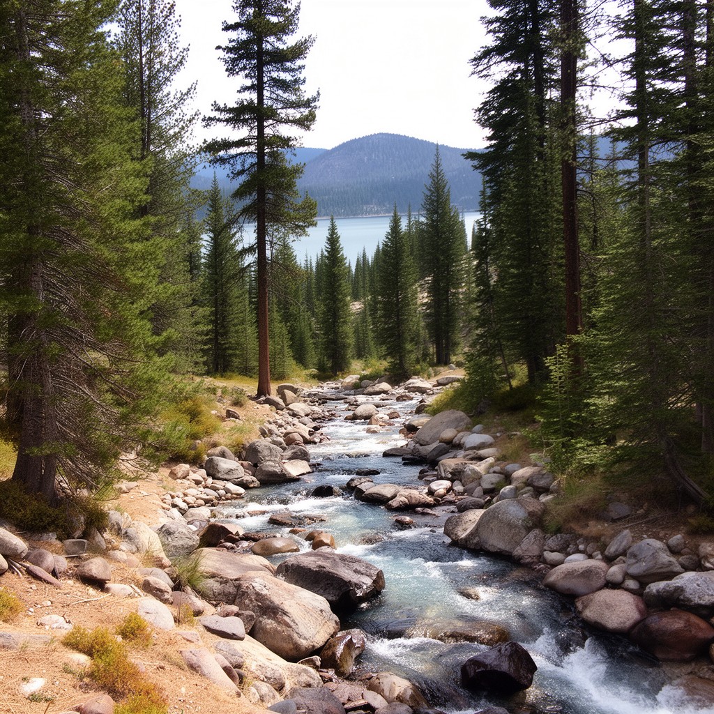 AI-generated illustration of Incline Creek