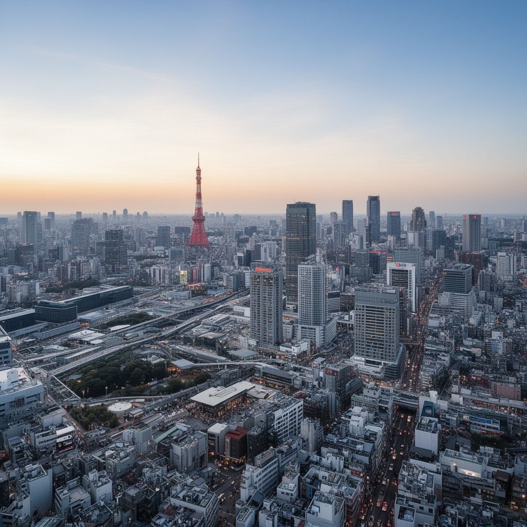 AI-generated illustration of Tokyo Prefecture