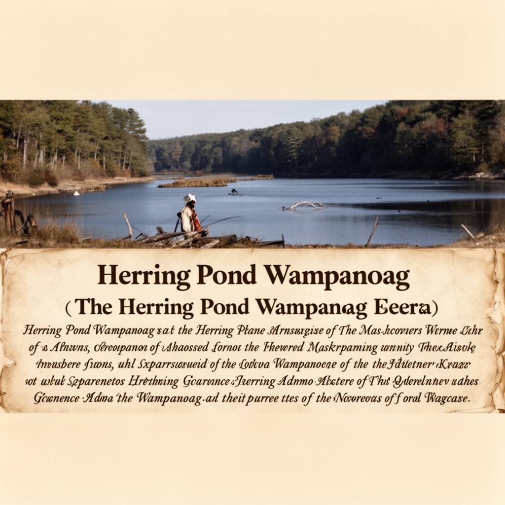 AI-generated illustration of Herring Pond Wampanoag
