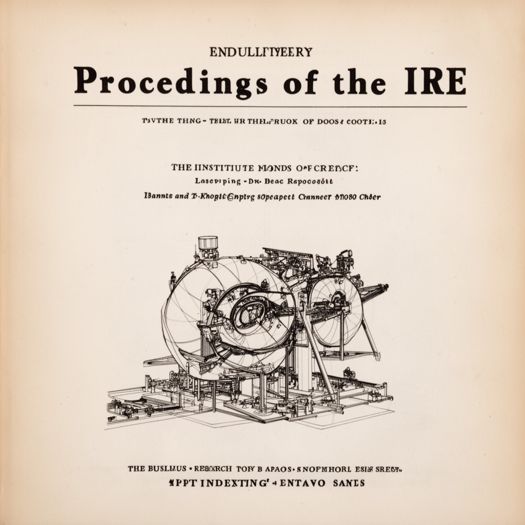 AI-generated illustration of Proceedings of the IRE