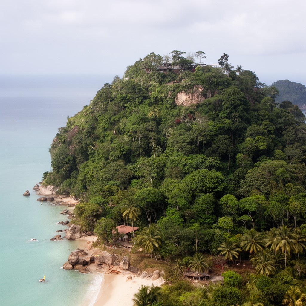 AI-generated illustration of North Andaman Island
