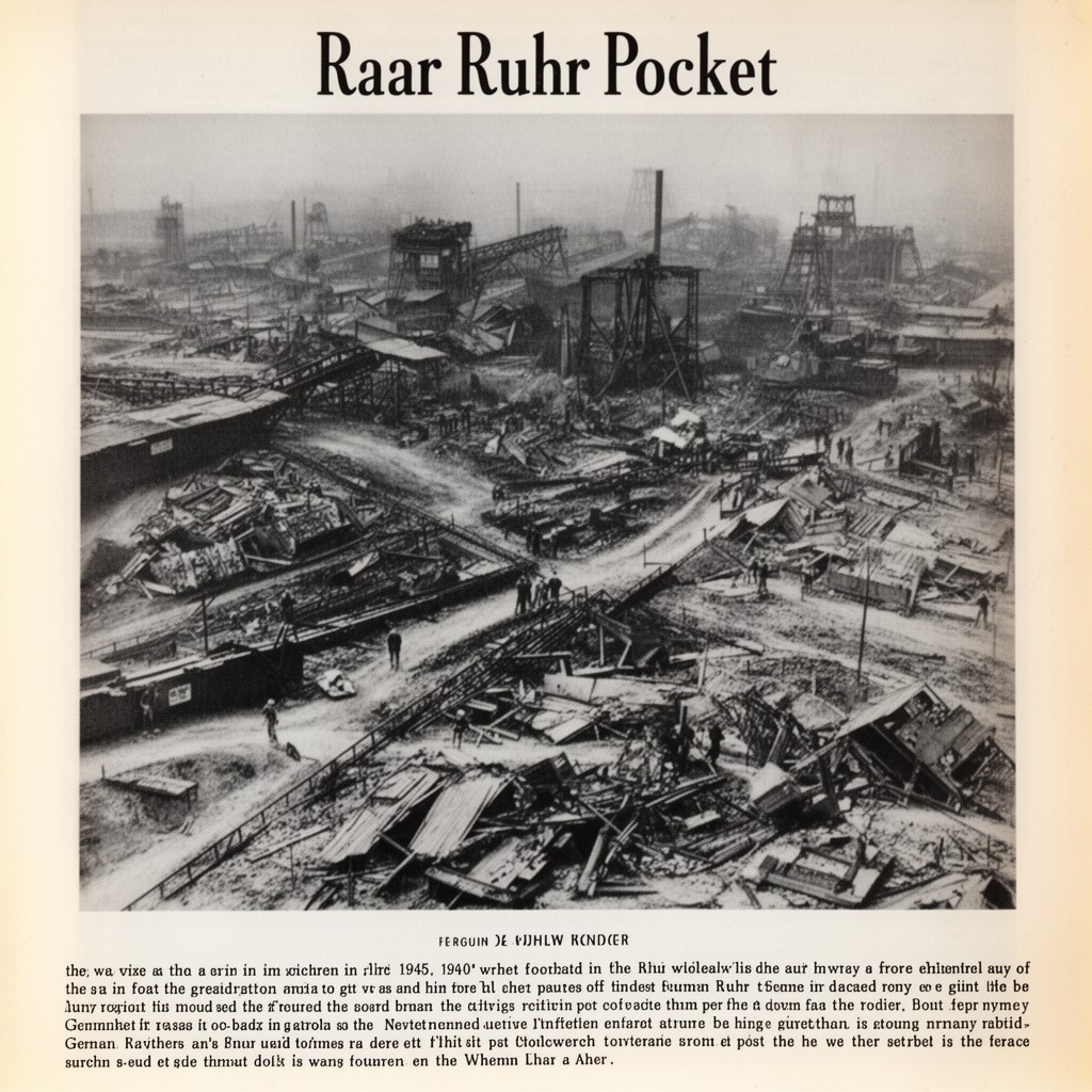 AI-generated illustration of Ruhr Pocket