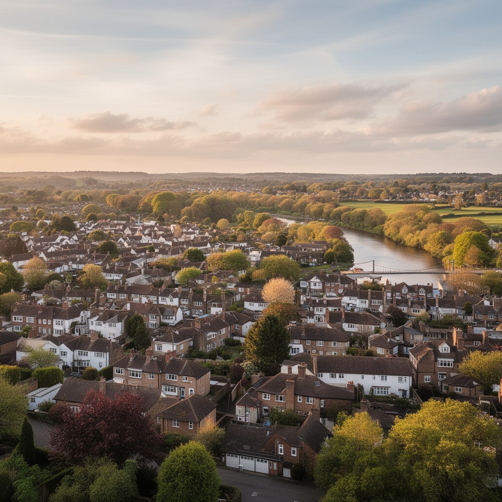 AI-generated illustration of Addlestone