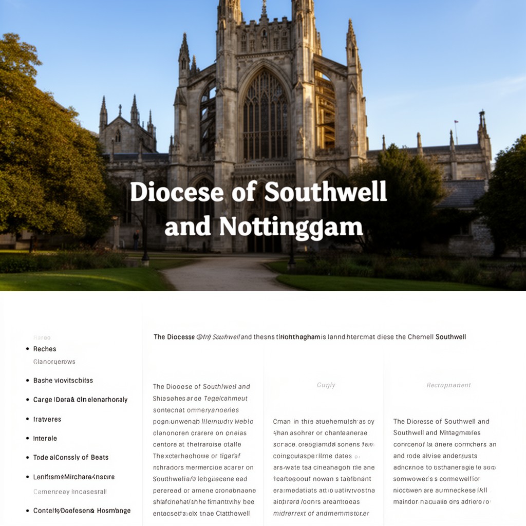 AI-generated illustration of Diocese of Southwell and Nottingham