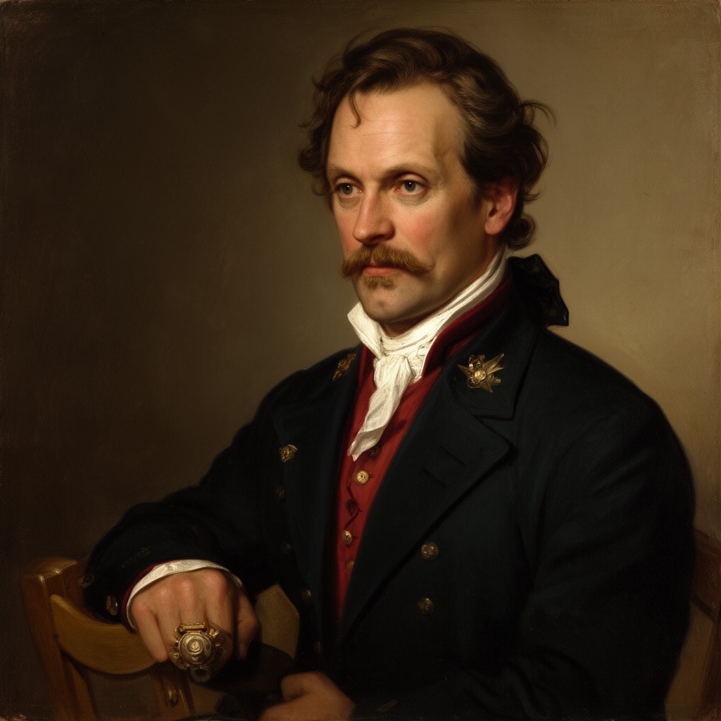 AI-generated illustration of John Stark
