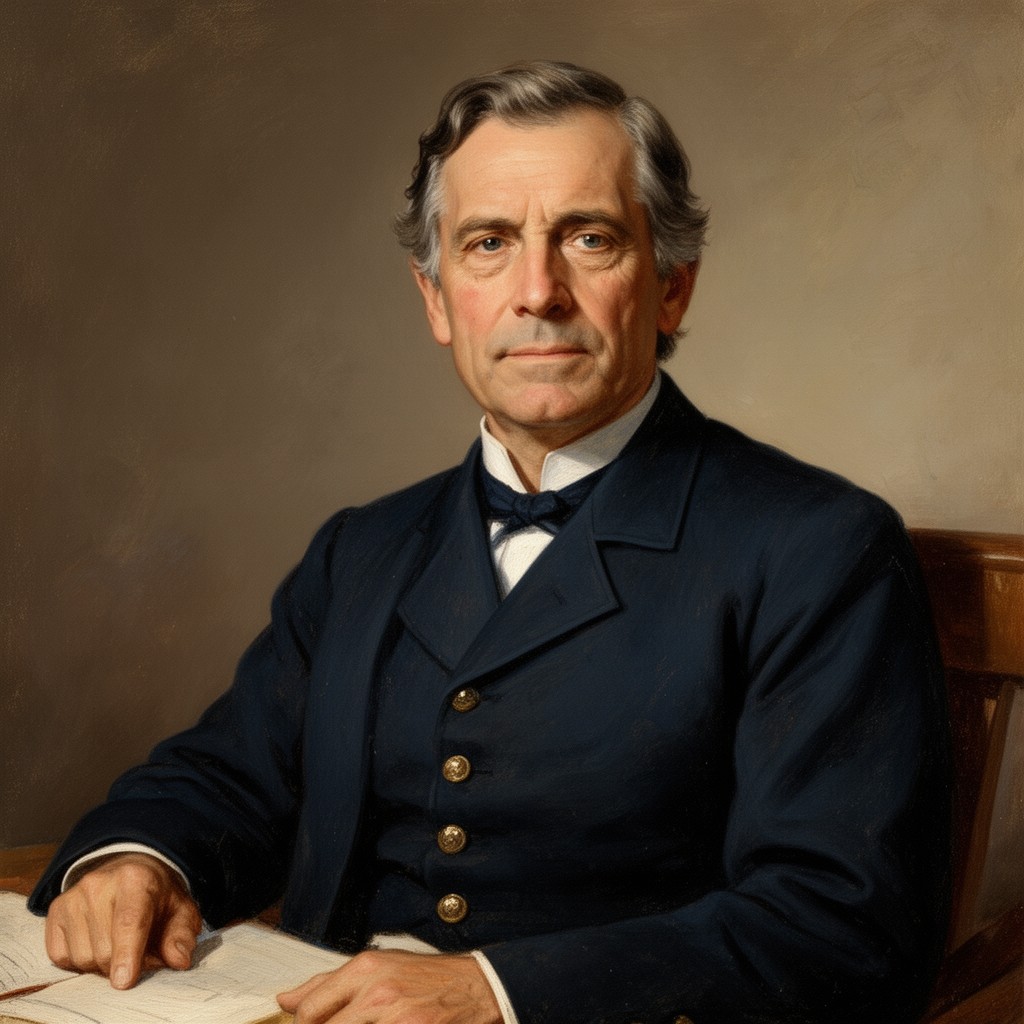 AI-generated illustration of Winfield Scott Hancock